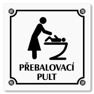 Přebalovací pult, 148x148mm, bílá, Kansas